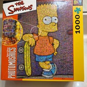 The Simpsons Bart Photomosaics Puzzle 1000 Pieces